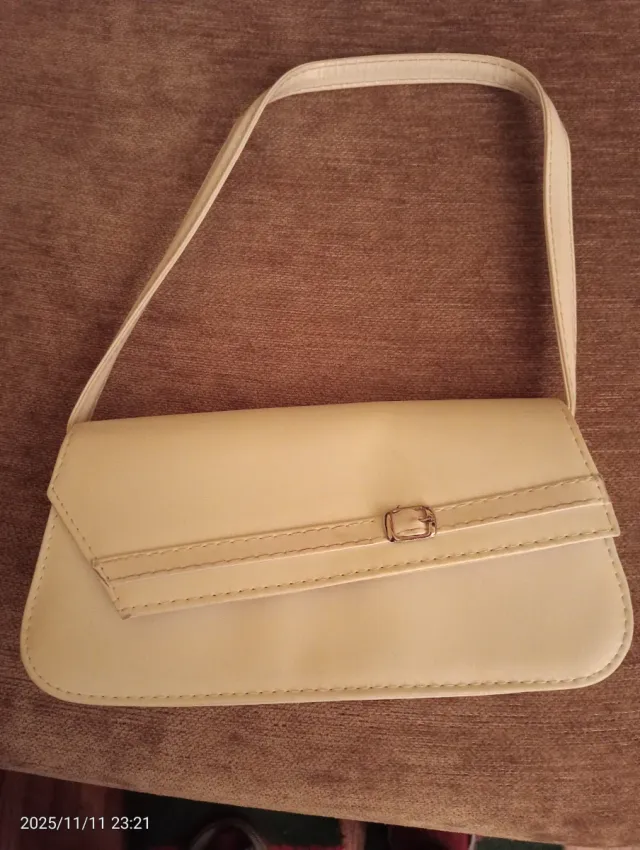 Bolso de mano blanco