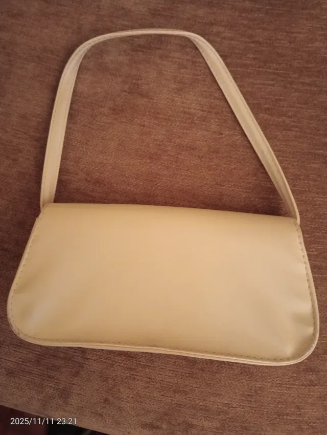 Bolso de mano blanco