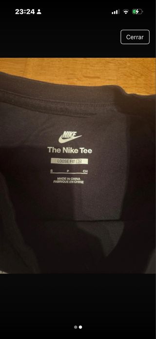 Camiseta Nike Negra Crop Top