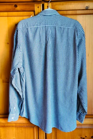 Camisa manga larga de cuadros - Vintage