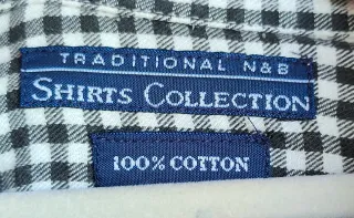 Camisa manga larga de cuadros - Vintage