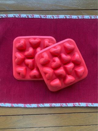 Set 2 stampi Ikea in silicone forma a cuore