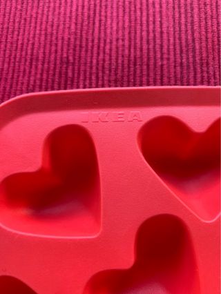 Set 2 stampi Ikea in silicone forma a cuore