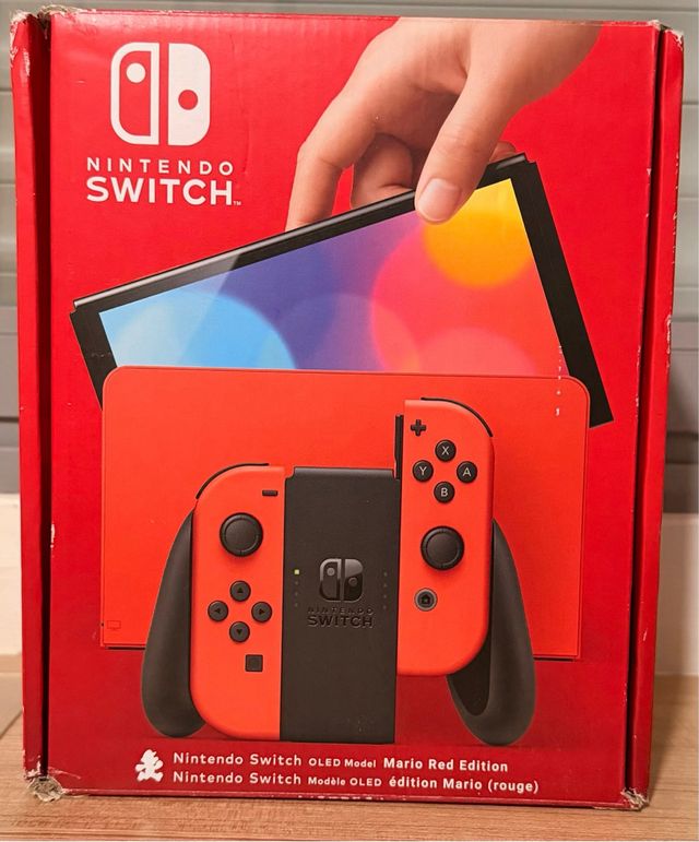 Nintendo Switch OLED Roja y Negra