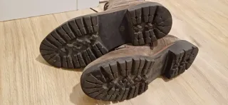 Botas Casas cordones ante marrón