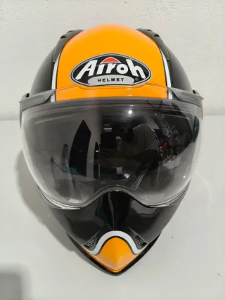 Casco Moto Airoh TR1 Talla L Negro/Naranja