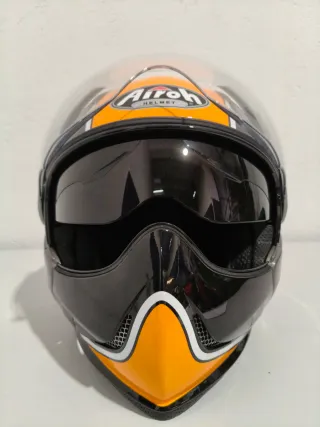 Casco Moto Airoh TR1 Talla L Negro/Naranja