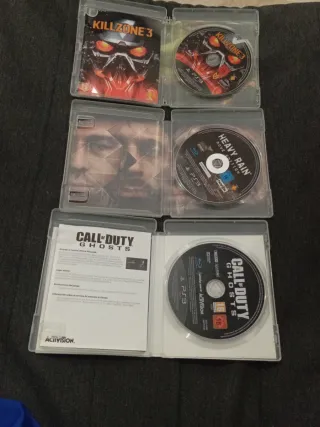 Lote 3 Juegos PS3: Heavy Rain, Killzone 3, C.O.D.