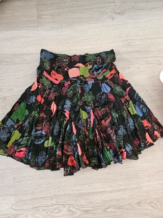 Falda Desigual Talla 42 Estampada