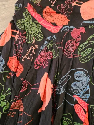 Falda Desigual Talla 42 Estampada