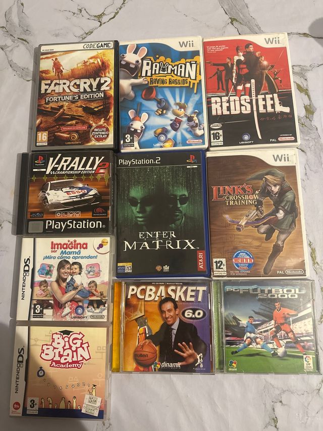 LOTE JUEGOS VARIAS CONSOLAS