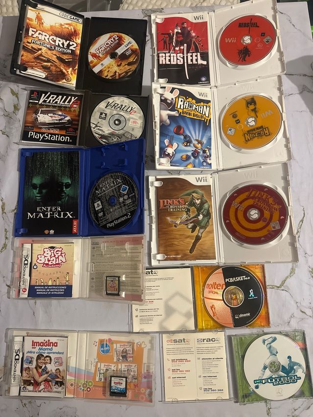 LOTE JUEGOS VARIAS CONSOLAS