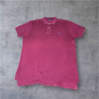 Polo Ralph Lauren Granate con Logo Azul