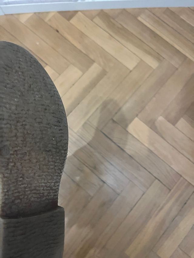 Botín ante beige talla 38