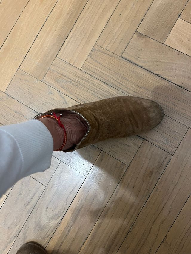 Botín ante beige talla 38