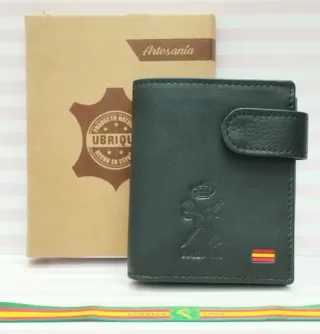 CARTERA MONEDERO PIEL DISEÑO GC + REGALO PULSERA