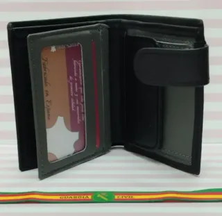 CARTERA MONEDERO PIEL DISEÑO GC + REGALO PULSERA