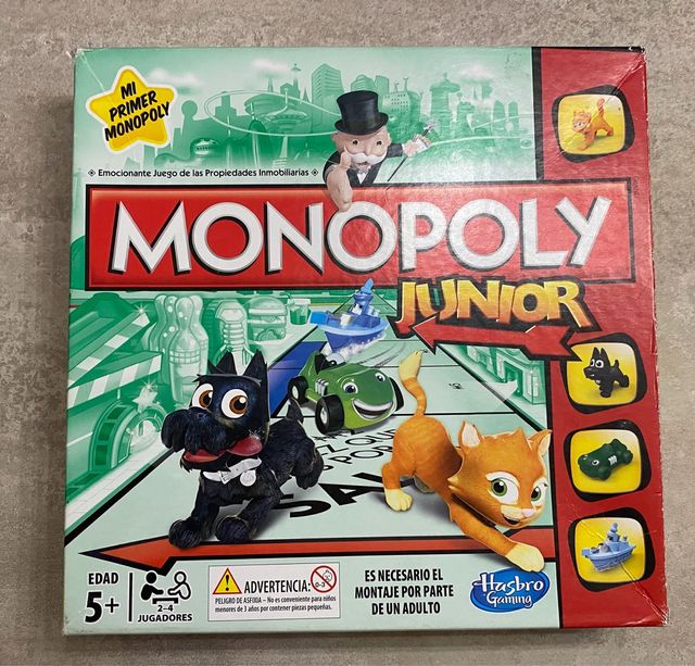 Monopoly Junior Mi Primer Monopoly Juego