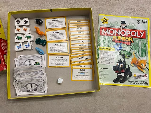 Monopoly Junior Mi Primer Monopoly Juego