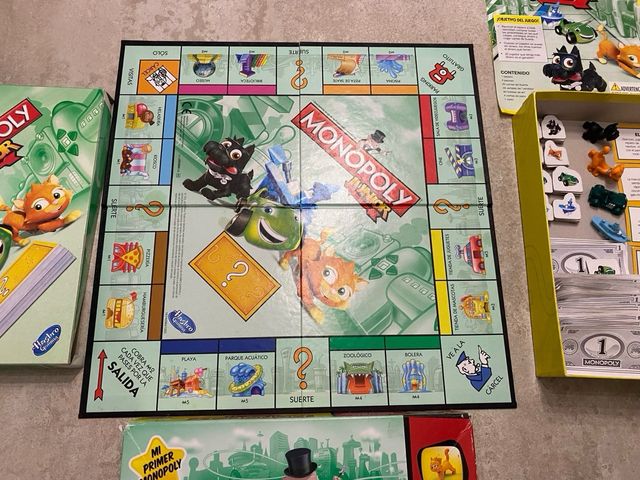Monopoly Junior Mi Primer Monopoly Juego