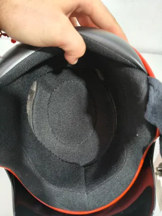 Casco Moto NZI Junior Single Rojo Talla L