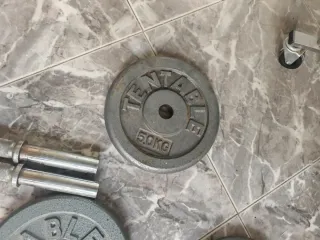 Pack discos peso, barras y topes