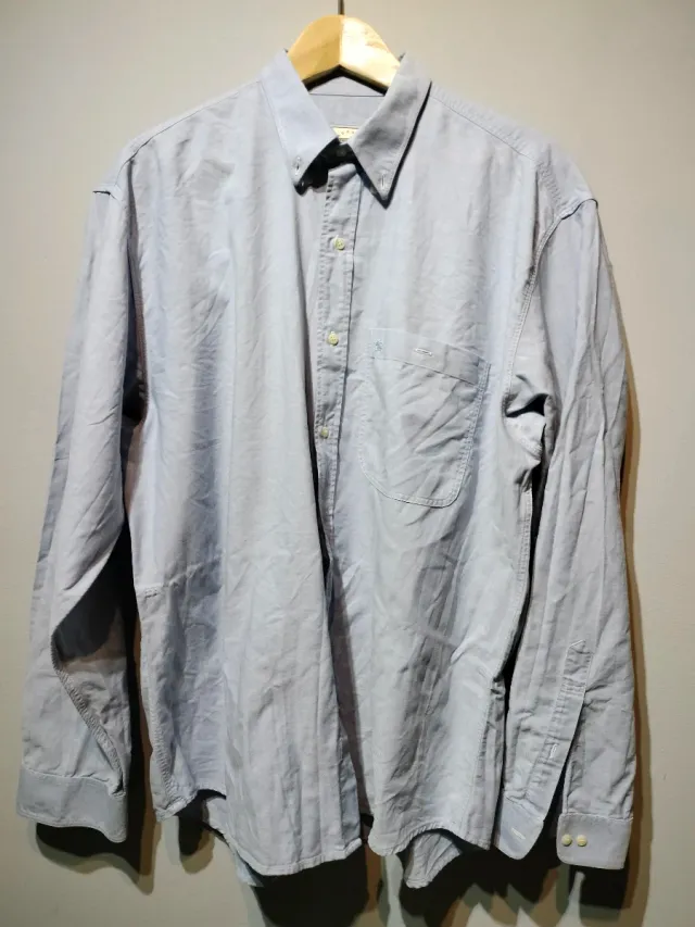 Camisa Burberrys Azul y Blanca