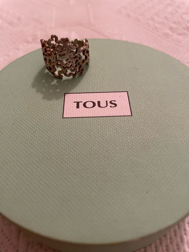Anillo Tous Plata Diseño Calado