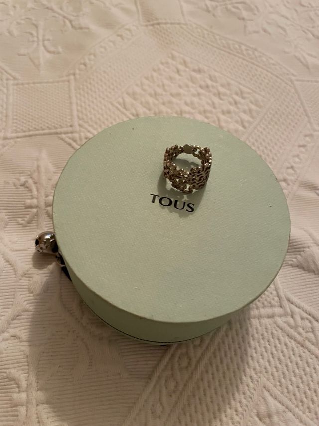 Anillo Tous Plata Diseño Calado