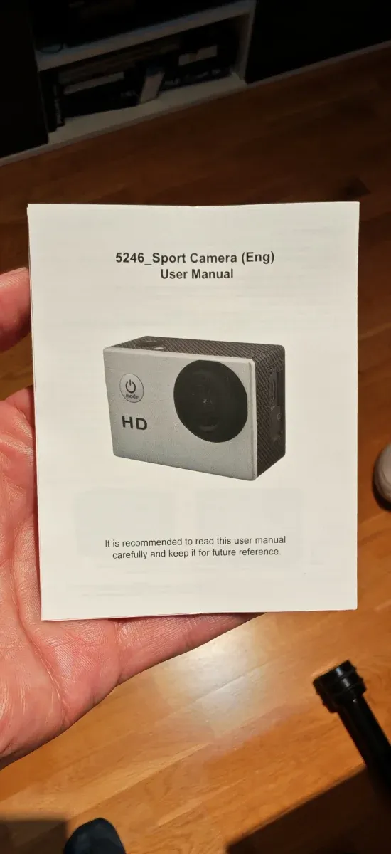 Fotocamera Sportiva KOMIR HD Gialla