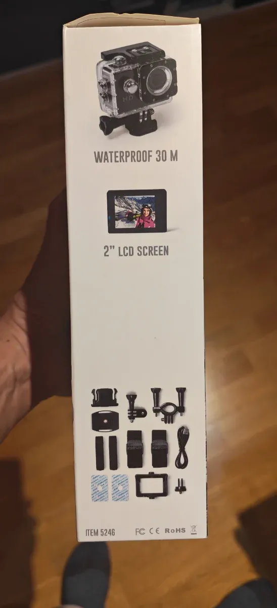 Fotocamera Sportiva KOMIR HD Gialla