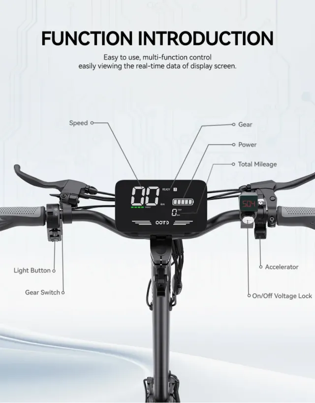 Patinete Eléctrico OOTD T10 900W