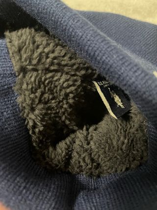 Gorro Polo Ralph Lauren Azul Real Forro Polar