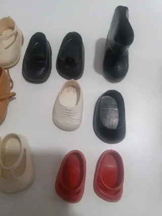Lote Zapatos Muñeca Varios Colores
