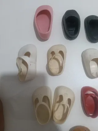 Lote Zapatos Muñeca Varios Colores