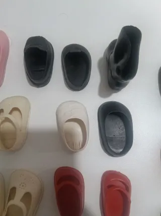 Lote Zapatos Muñeca Varios Colores