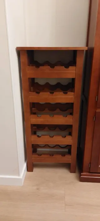 Botellero de madera para 12 botellas