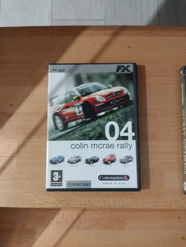 Juegos PC Colin McRae Rally 04 y Secret Weapons
