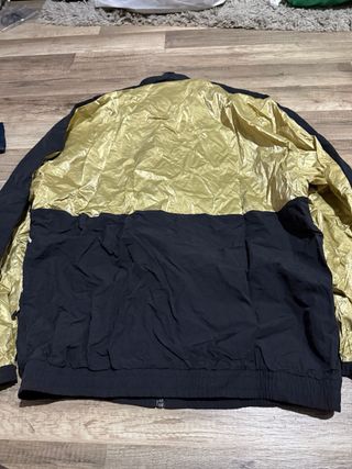 Chaqueta Adidas Vintage Negra y Dorada