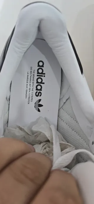 Adidas Samba Blancas y Marrones Talla 43