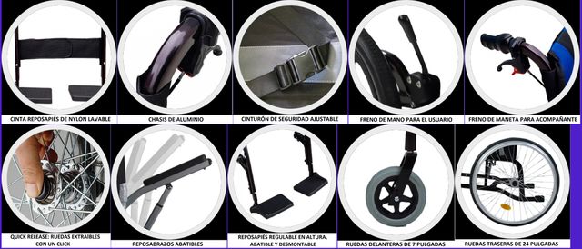 Silla de Ruedas Plegable OGI FUN 600QR