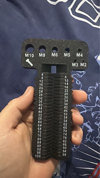 Ferramenta Medição Parafusos M2-M10