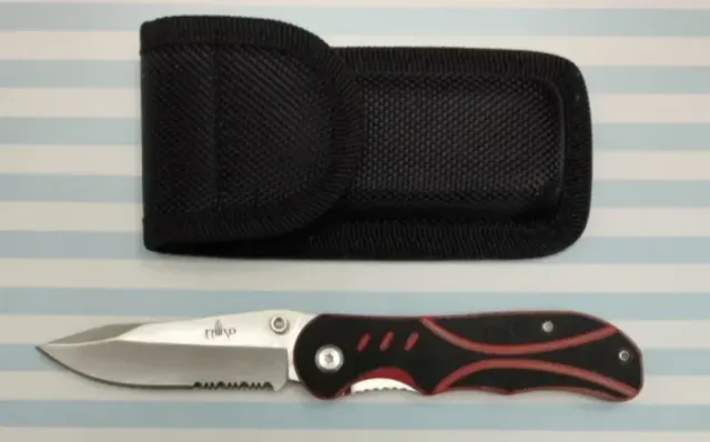 REBAJADA. DEPORTIVA TACTICA 9CM + FUNDA NYLON