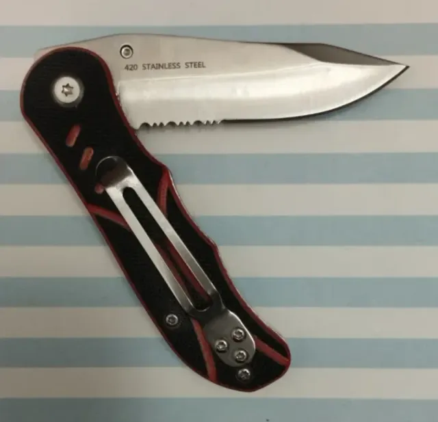 REBAJADA. DEPORTIVA TACTICA 9CM + FUNDA NYLON