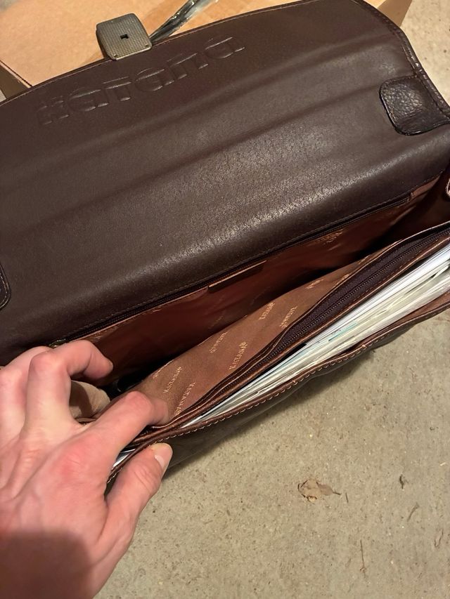 Maletín Katana Cuero Marrón