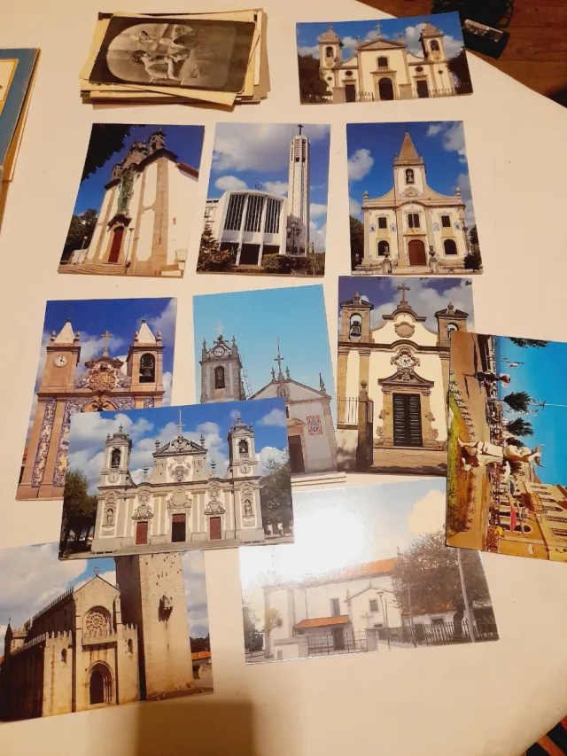 Lote Postais Antigos Variados