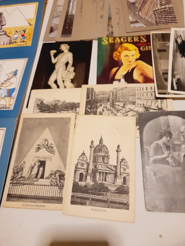 Lote Postais Antigos Variados