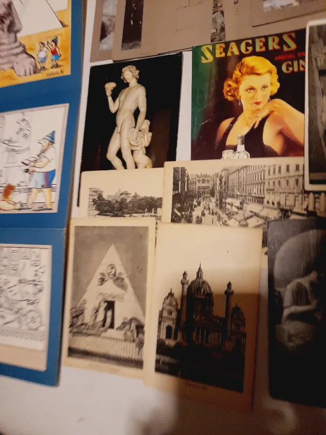 Lote Postais Antigos Variados