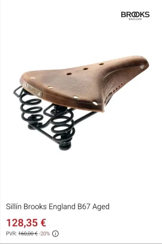 Sillín Brooks B67 Aged ( envejecido )
