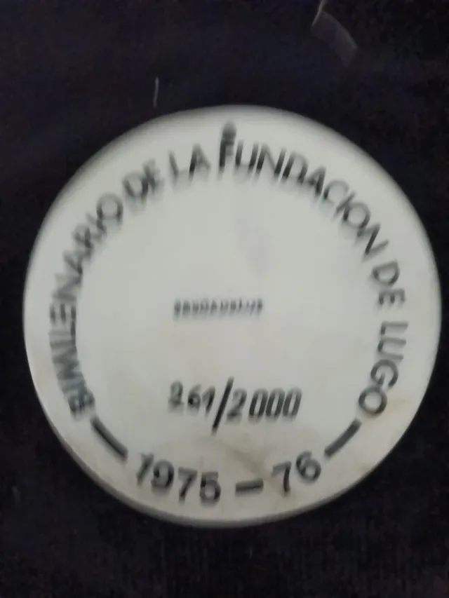 Medalla Sargadelos Azul y Blanca